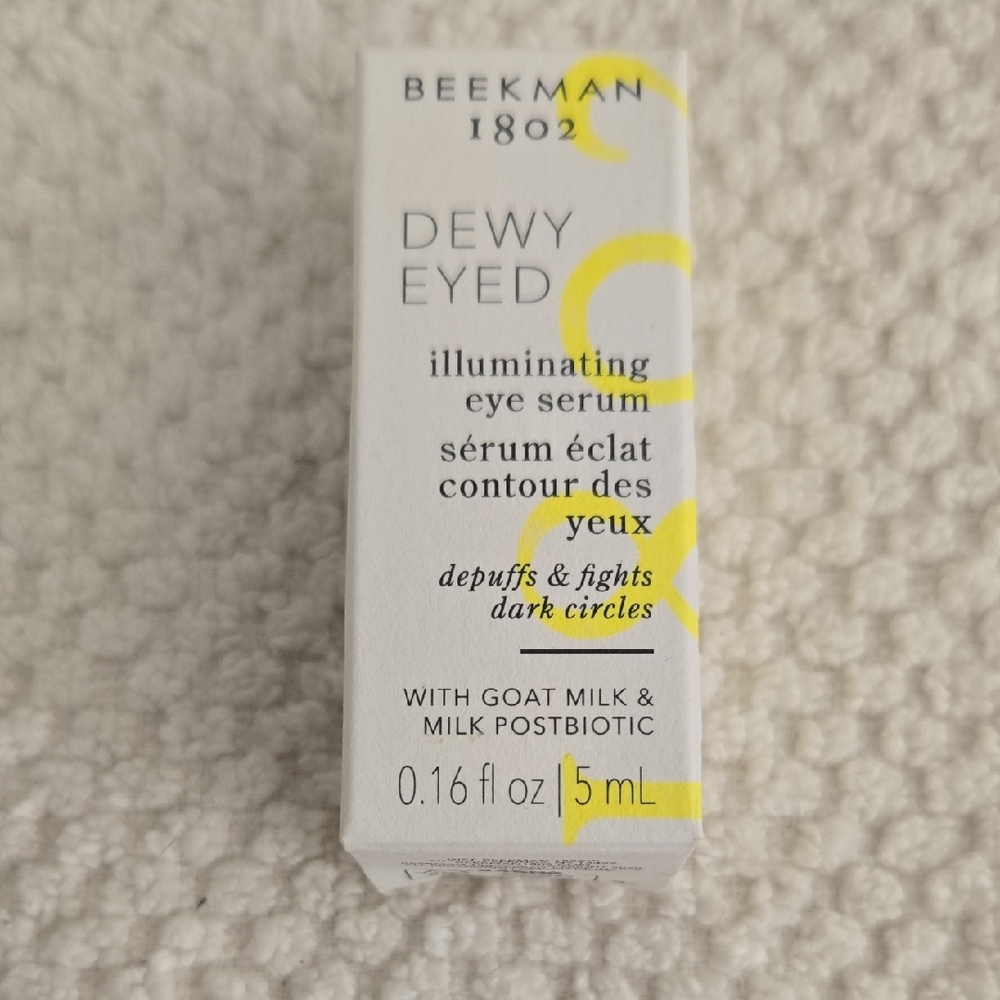 Beekman 1802 Dewy Eyed Illuminating Eye Serum NIB Trial Size .16 fl oz